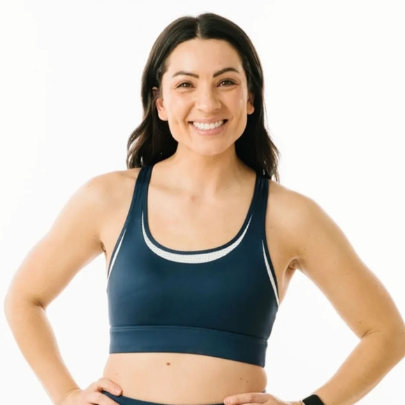 Zyia Navy Primo Mesh Bra New in Package - Picture 5 of 6